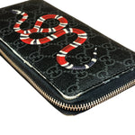 Gucci Kingsnake GG Zippy Wallet