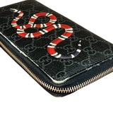 Gucci Kingsnake GG Zippy Wallet