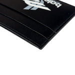 Balenciaga Black Leather Logo Card Holder