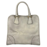 Prada Saffiano Lux Leather Grey 2Way Shopping Bag