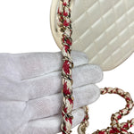 Chanel Limited Edition Lifesaver Round Crossbody Red