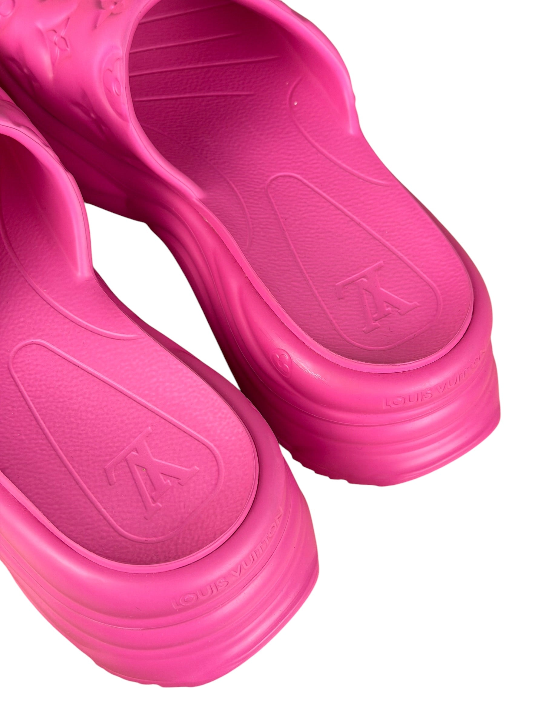 Louis Vuitton Pink Pool 55 Flat Comfort Mule
