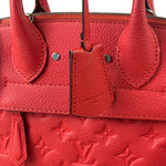 Louis Vuitton Red Monogram Empreinte Mini Pont-Neuf Two-Way Tote