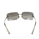 Chanel Y2k Silver Rimless 4017-D Sunglasses