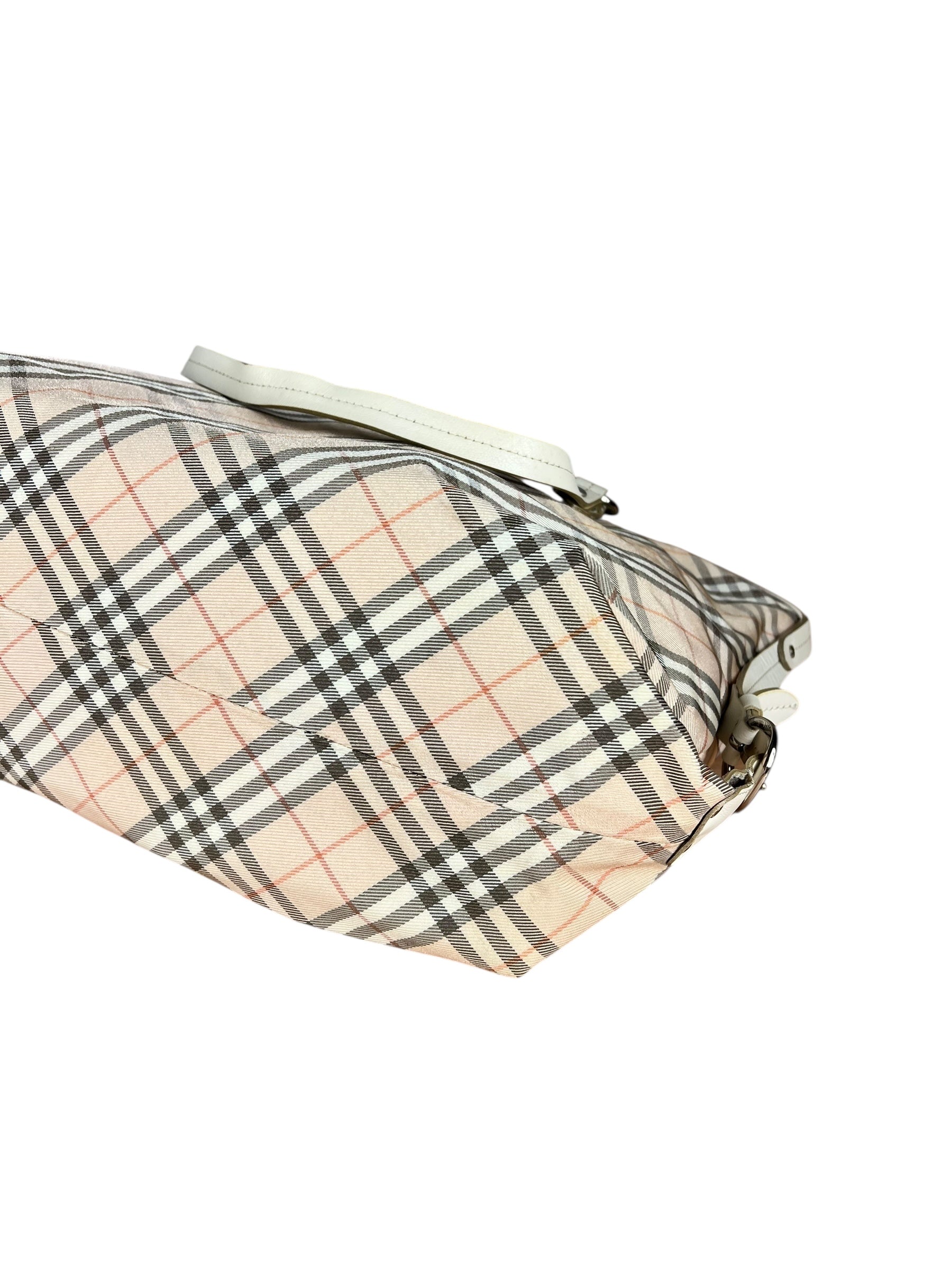 Burberry Nova Check Buckle Tote Bag