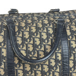 Christian Dior Vintage Navy Blue Trotter Boston Bag