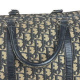 Christian Dior Vintage Navy Blue Trotter Boston Bag