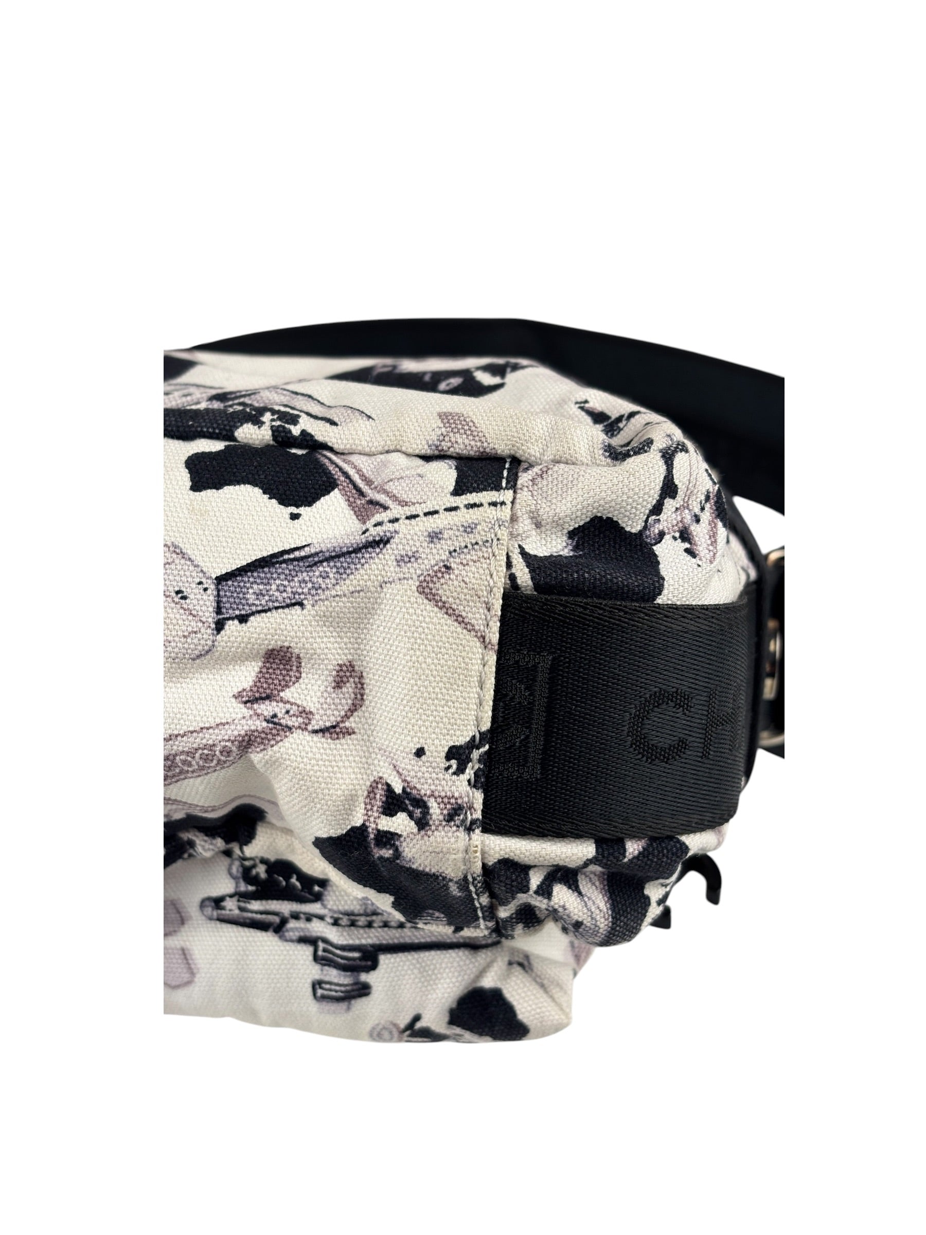 Chanel Vintage Airline Canvas Shoulder/Crossbody Bag 2004