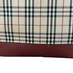 Burberry Vintage House Check Canvas/Leather Shoulder Bag