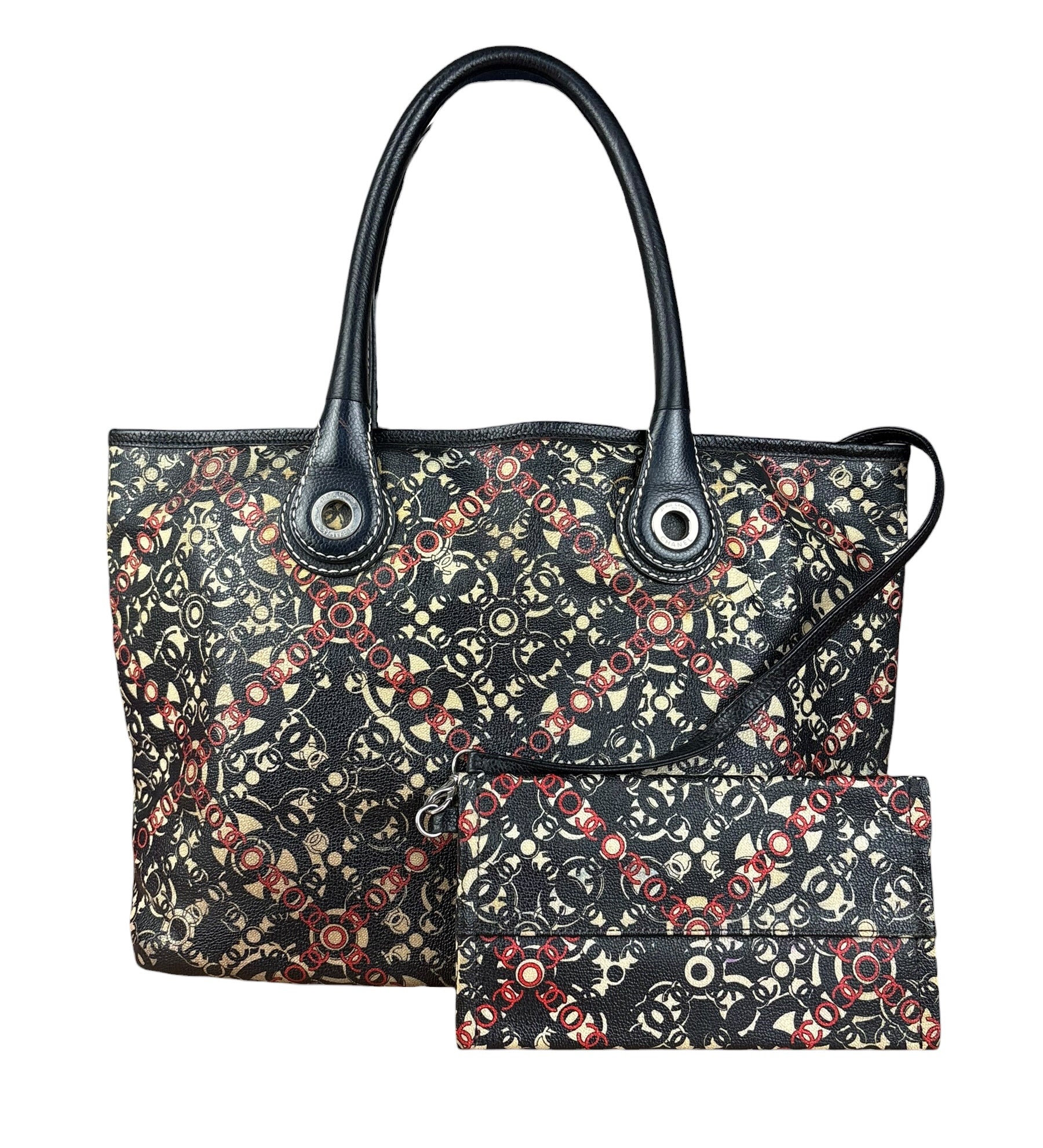 Chanel Multicolor CC Optic Coco Tote 2006