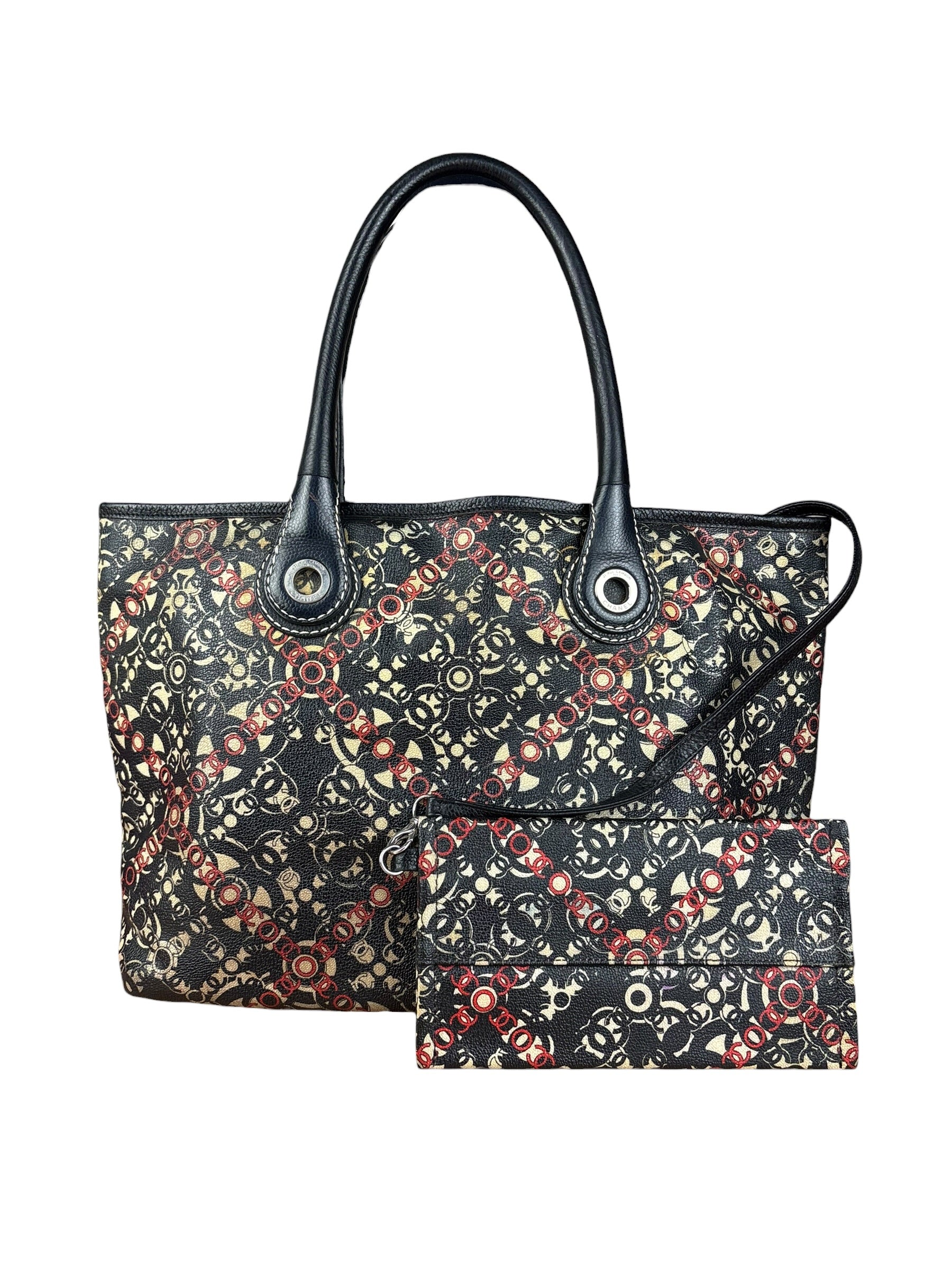 Chanel Multicolor CC Optic Coco Tote 2006