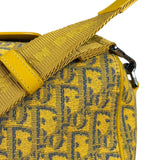 Christian Dior Yellow Oblique Canvas Lingot 22 Shoulder Bag