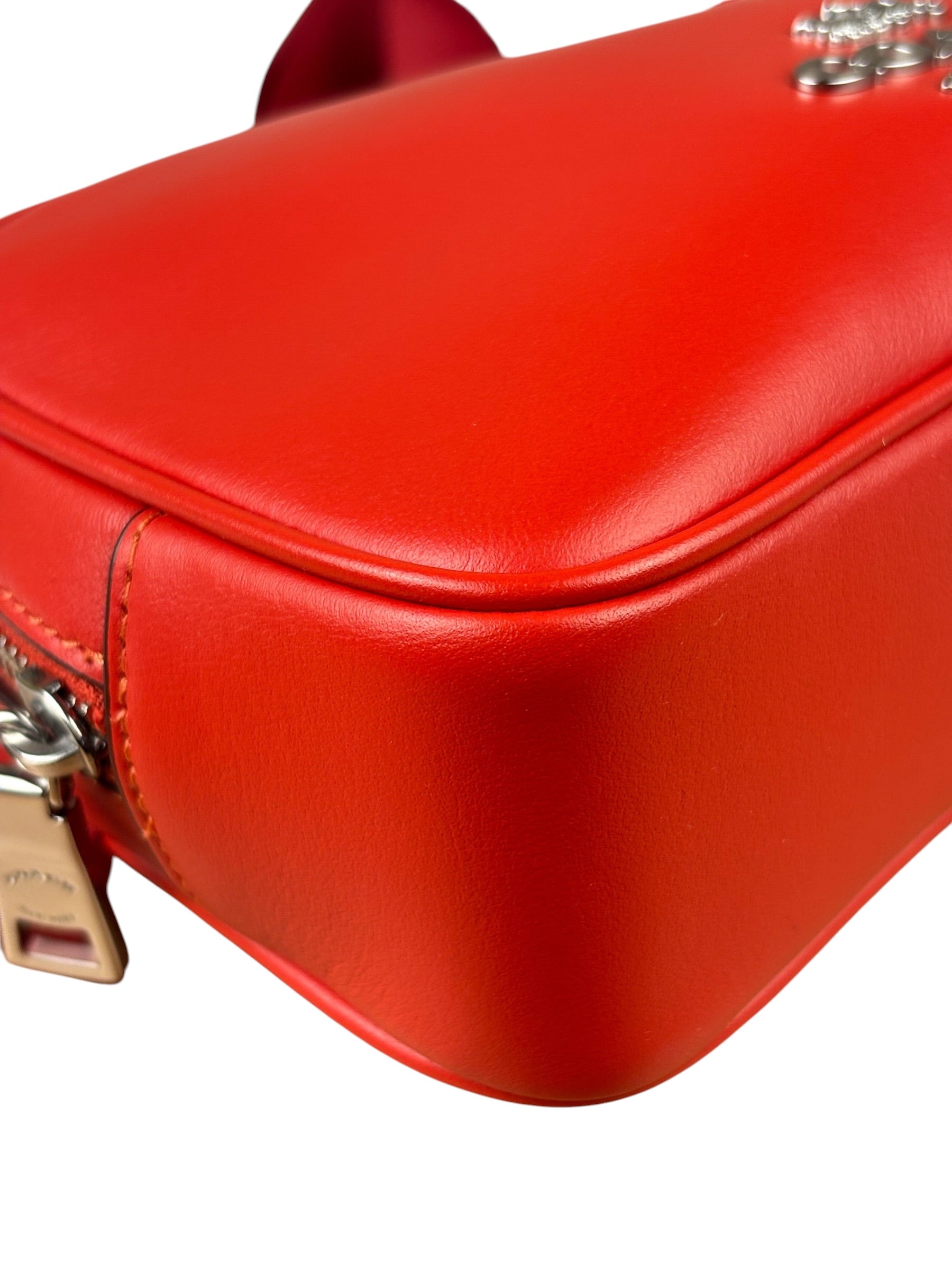 Coach Miami Red Leather Pace Belt Bag