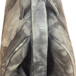 Prada Lux Grey Scamosciato Tie Dye Clutch Top Handbag