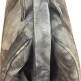 Prada Lux Grey Scamosciato Tie Dye Clutch Top Handbag