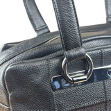 Chanel Black Leather Chocolate Bar Shoulder Bag 2004
