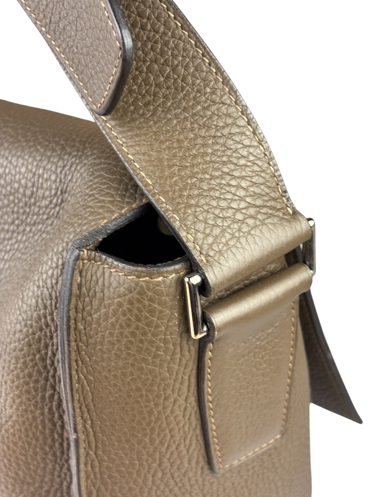 Hermes Brown Leather Sac Alfred Taorillon Clemence 35
