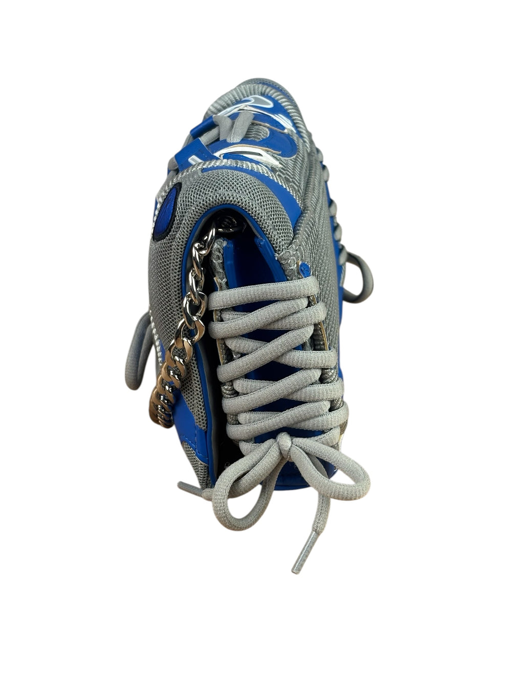 Balenciaga Blue/Grey Leather Trim Sneakerhead Phone Holder