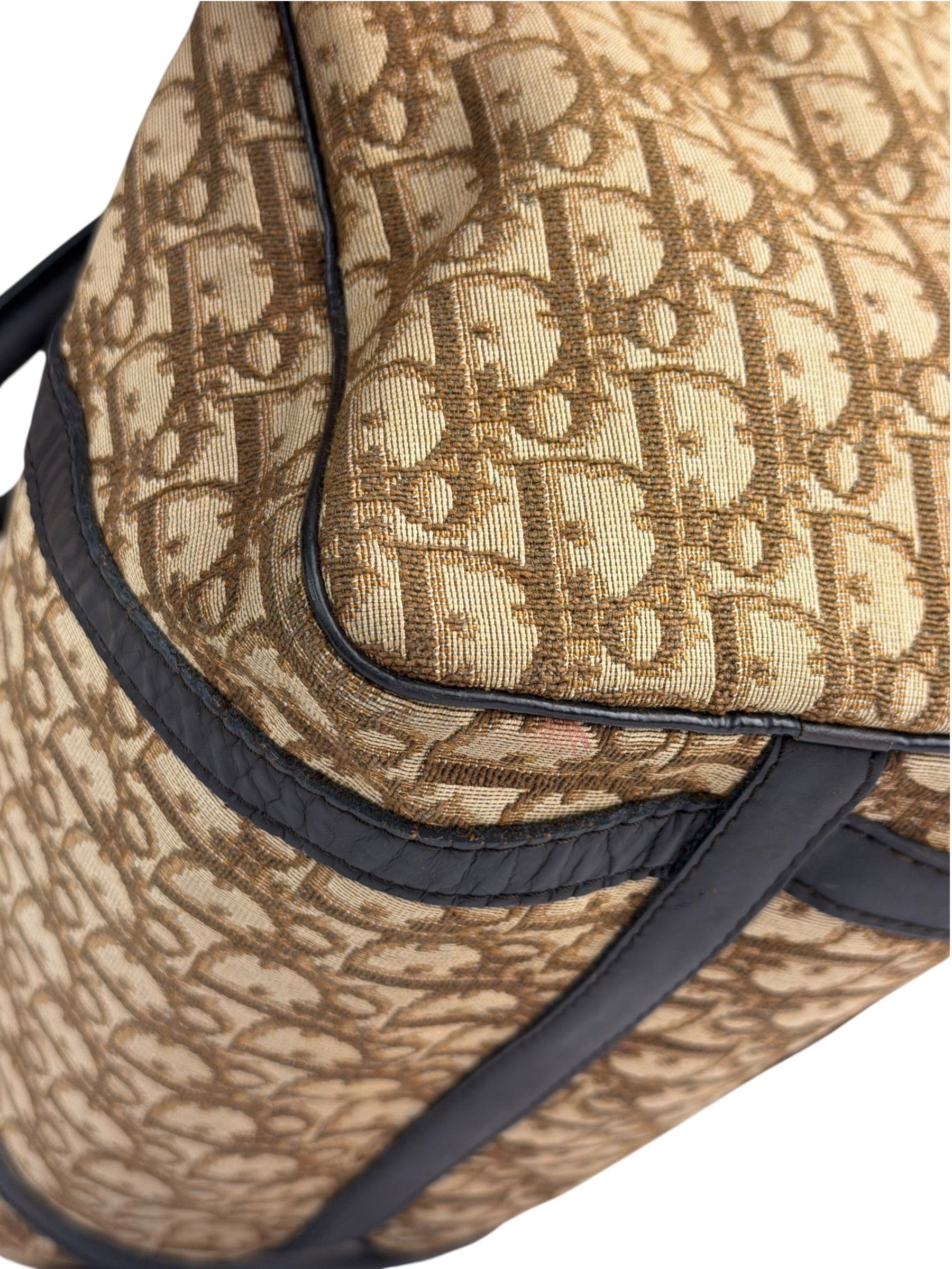 Christian Dior Vintage Brown Trotter Handbag