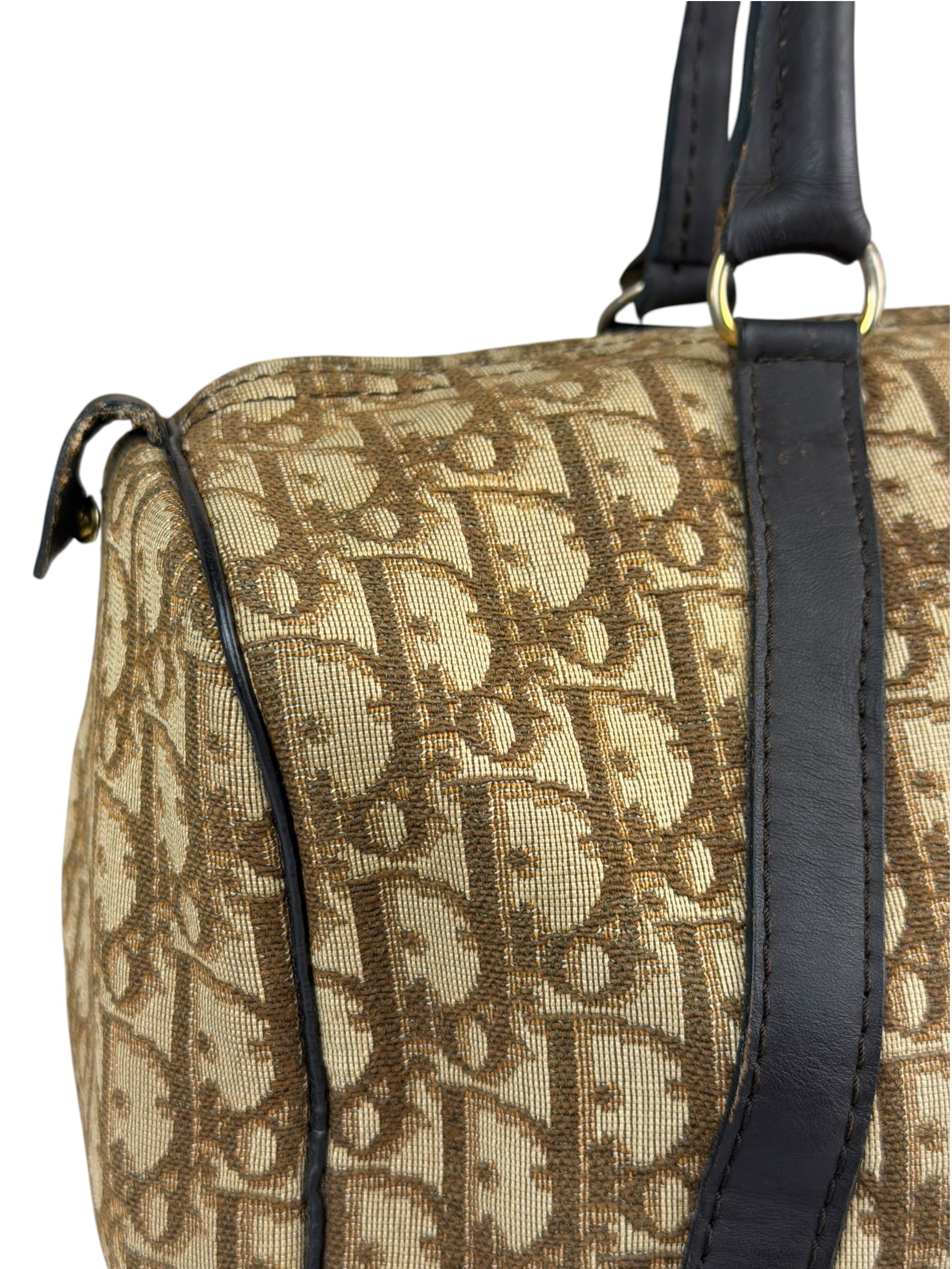 Christian Dior Vintage Brown Trotter Handbag
