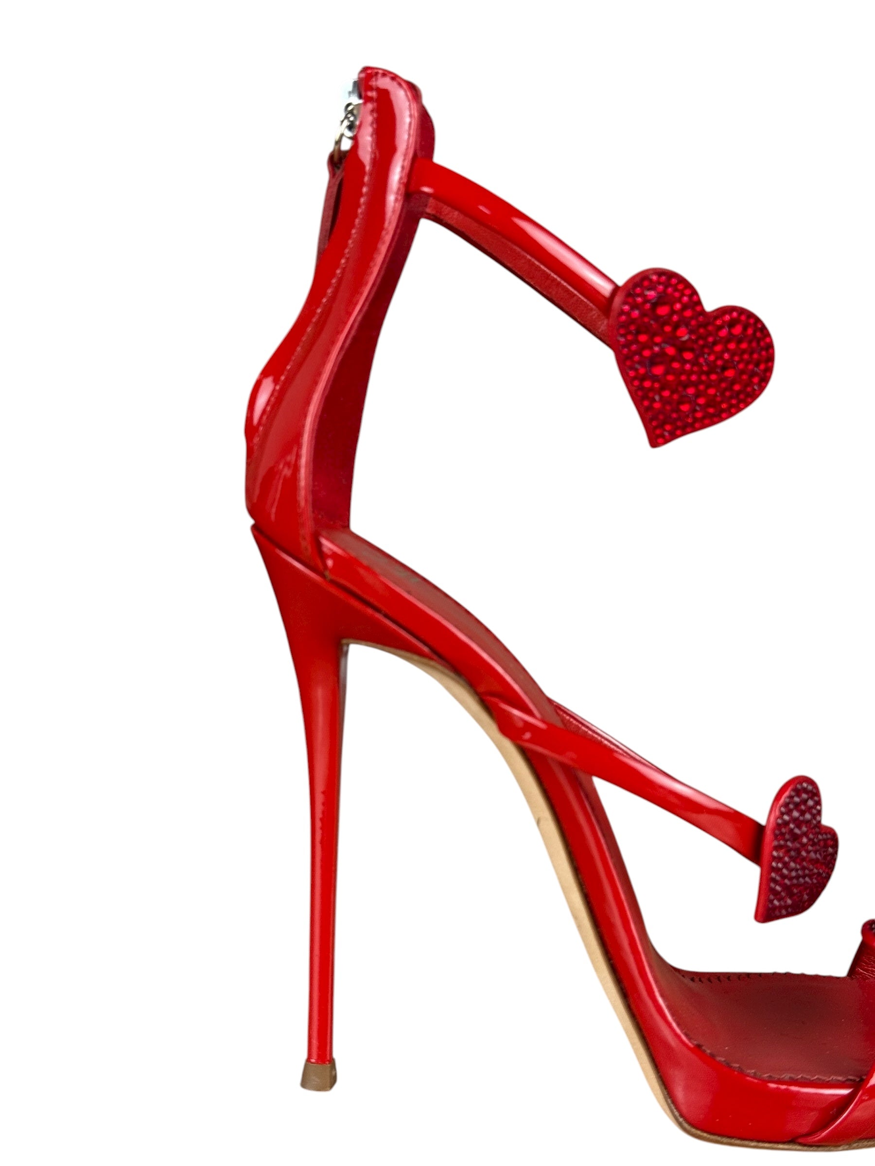 Giuseppe Zanotti Red Heart Heels