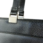 Gucci Vintage Black Leather Shoulder Tote