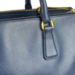 Prada Navy Saffiano Leather Galleria Tote