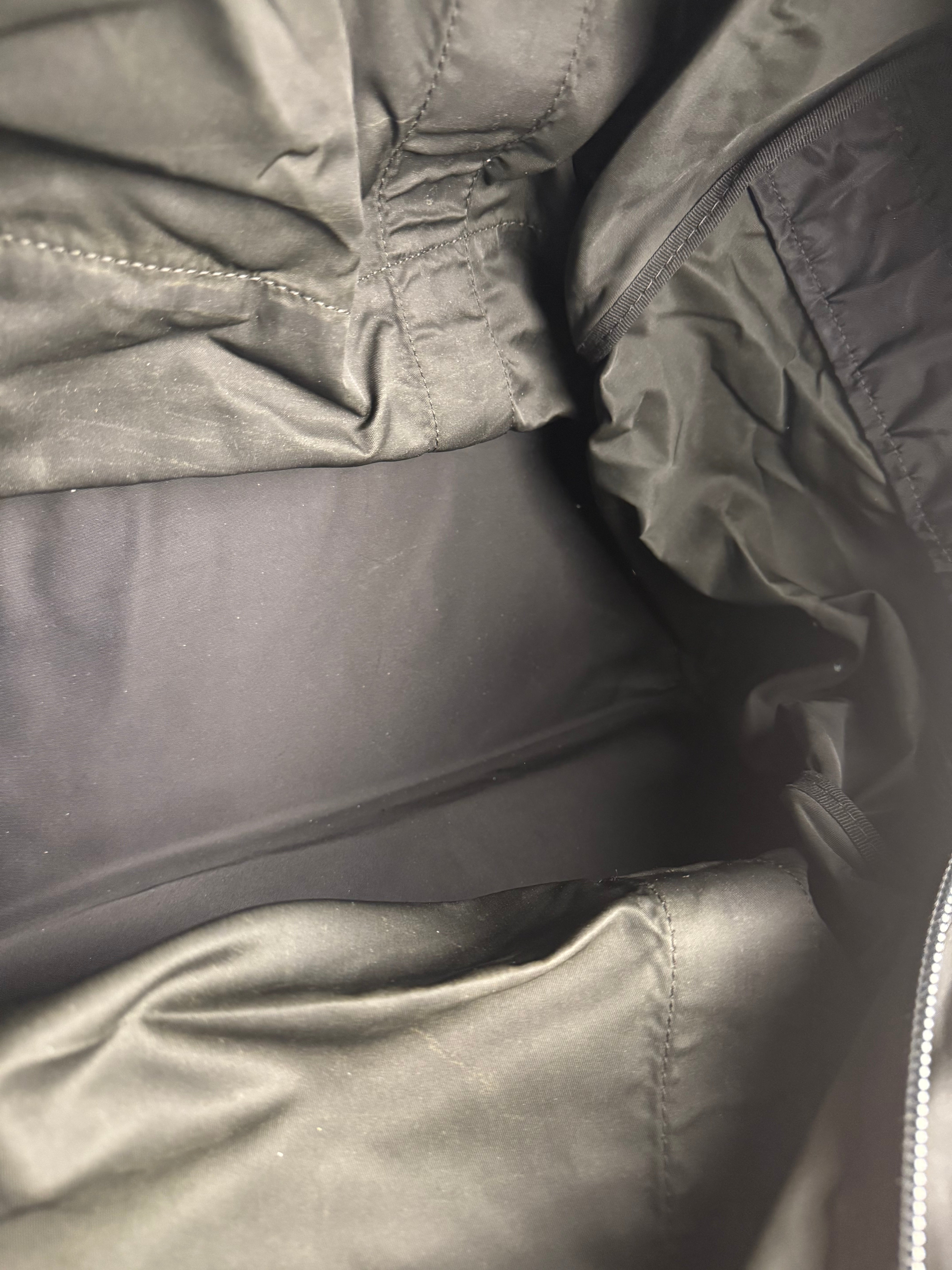 Prada Black Nylon Vintage Duffle Bag