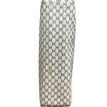 Celine White Macadam Coated Canvas Tote Bag