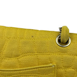 Chanel Crocodile Quilted Jersey Flap Shoulder Bag 2006