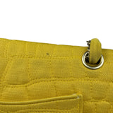 Chanel Crocodile Quilted Jersey Flap Shoulder Bag 2006