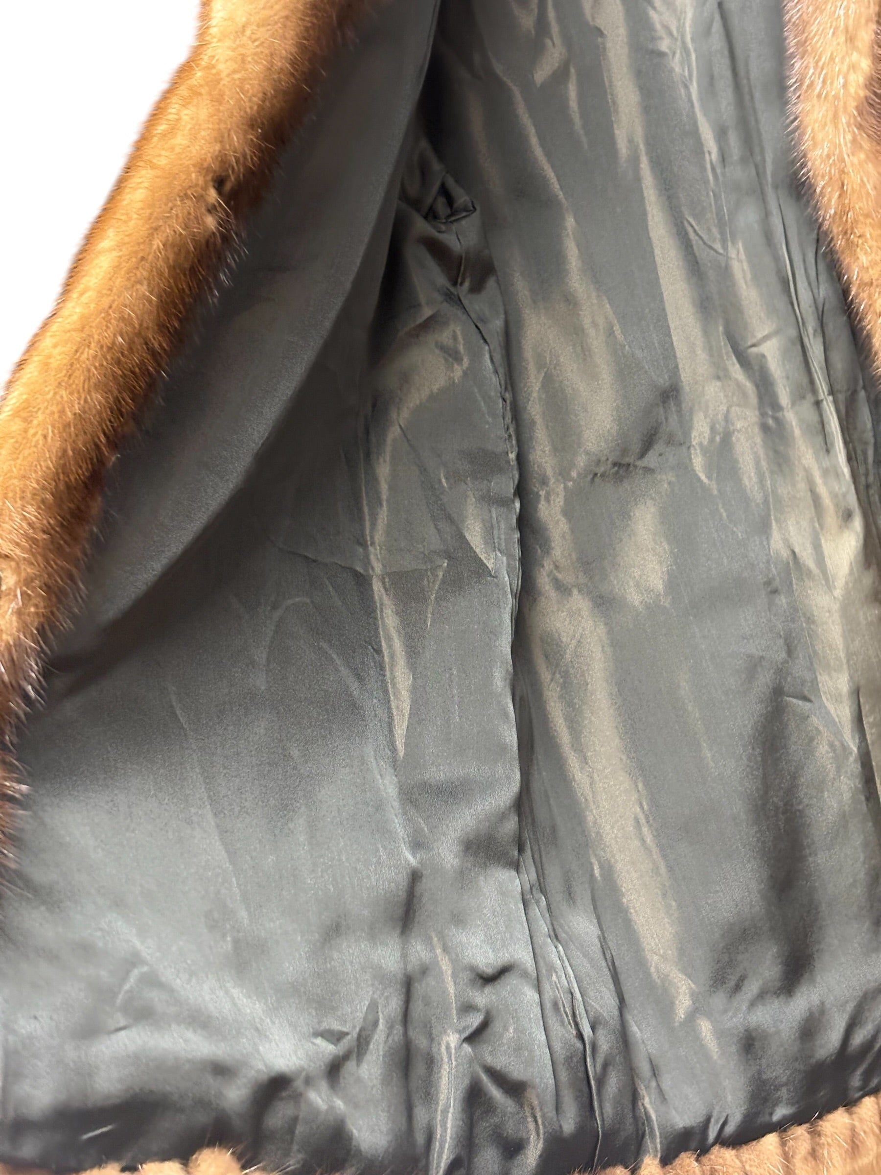 Palody Brown Mink Fur Coat