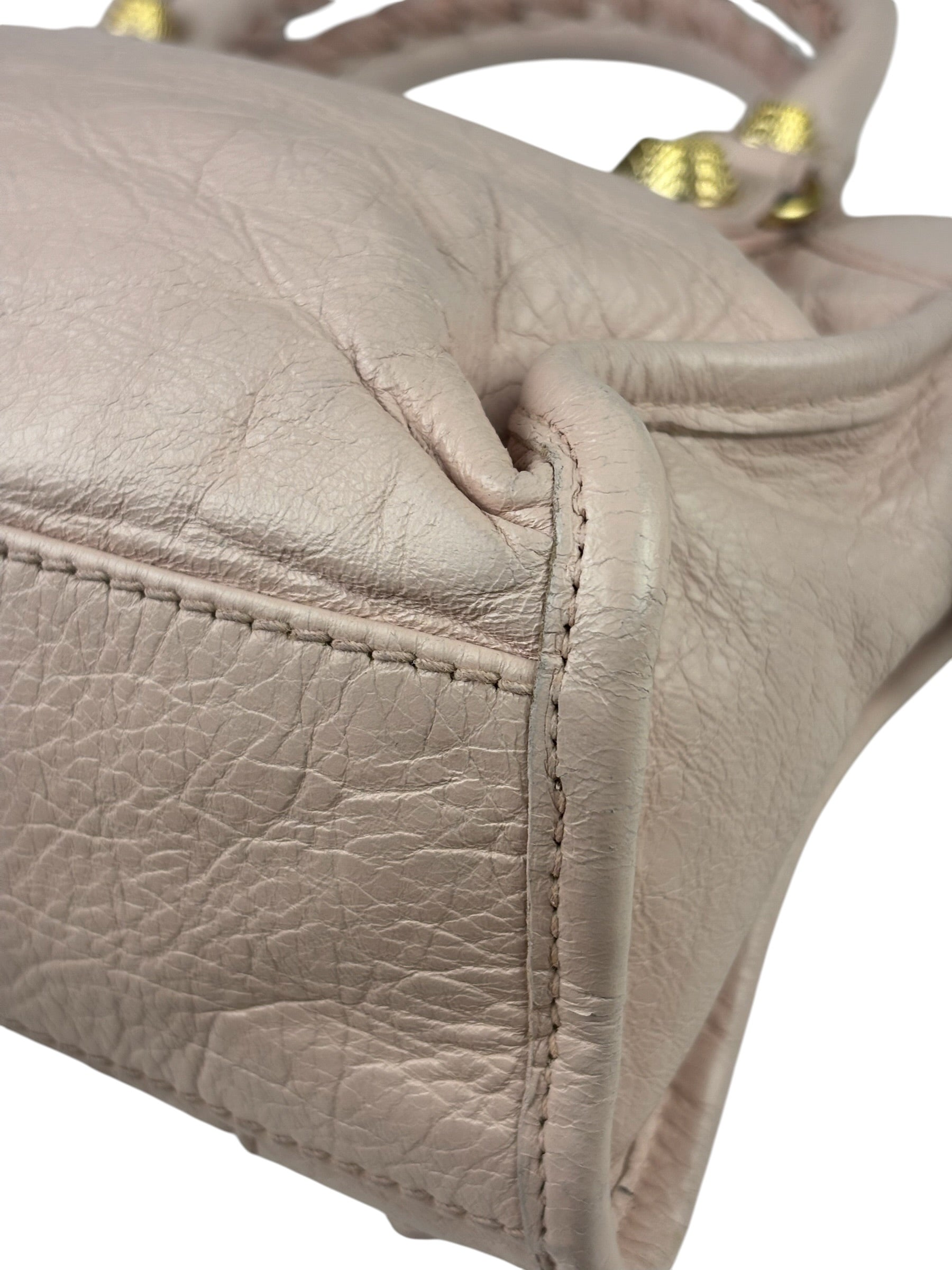 Balenciaga Pink Leather Le City Two-Way Bag