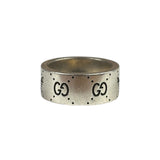 Gucci x Adidas GG Engraved Wide Ring