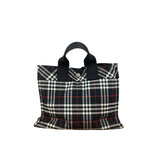 Burberry Blue Label Multicolor House Check Tote Bag