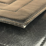 Yves Saint Laurent Black Quilted Leather Clutch