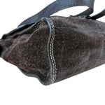 John Varvatos Suede Messenger Bag