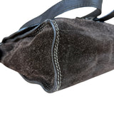 John Varvatos Suede Messenger Bag