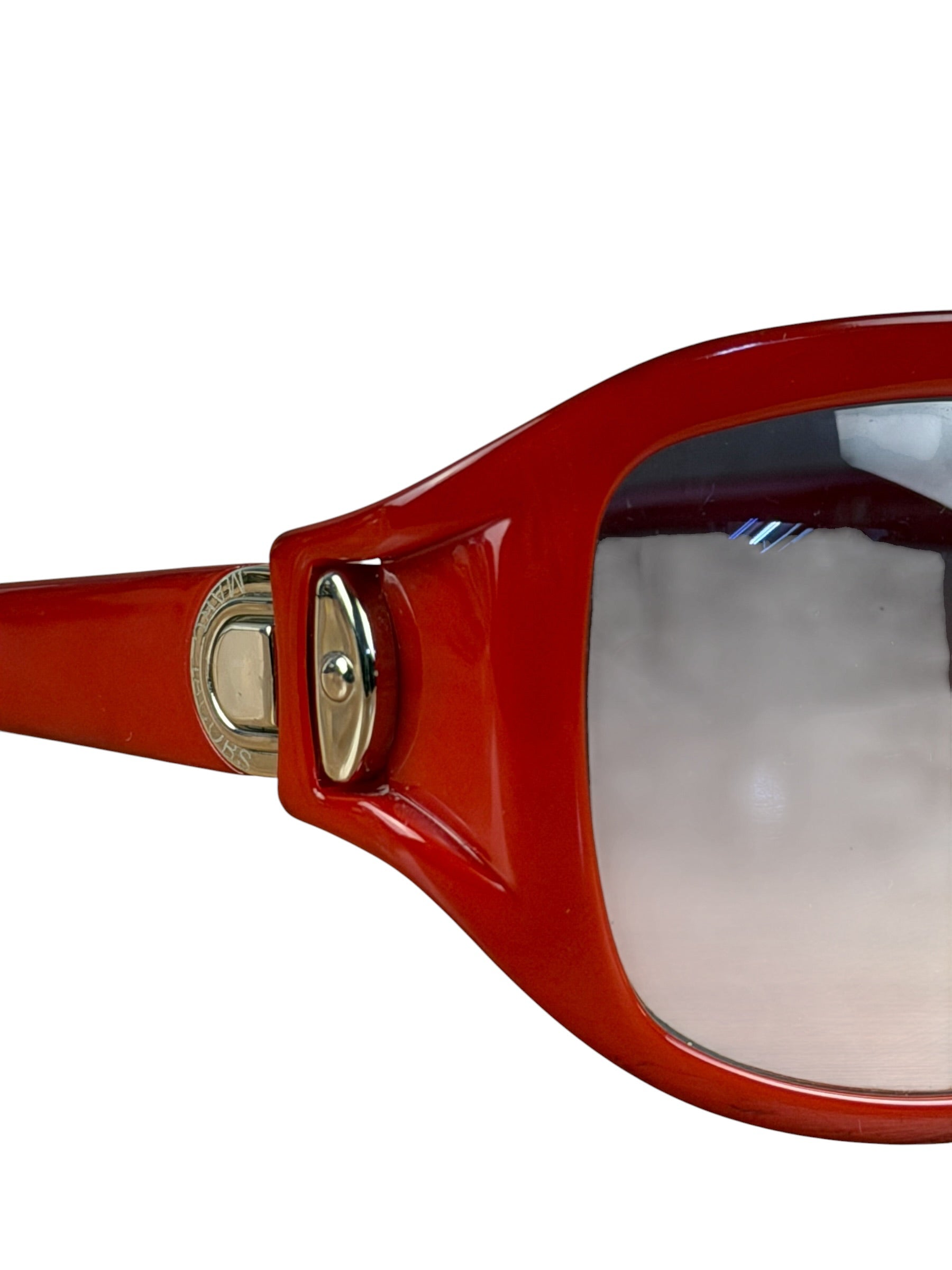 Marc Jacobs Oversized Red Wrap Sunglasses