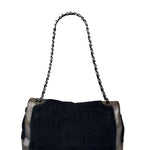 Chanel Sport Line Terrycloth Black Flap Bag 2008