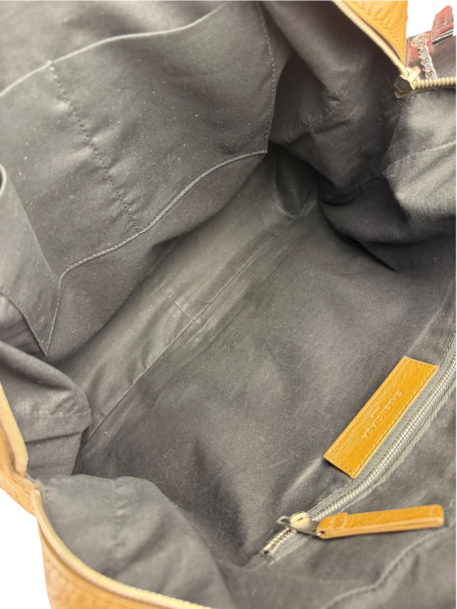 Balenciaga Brown Motocross Classic Travel Bag