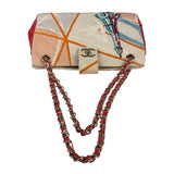 Chanel Map of Paris Quilted Print CC Chain Handbag 2005