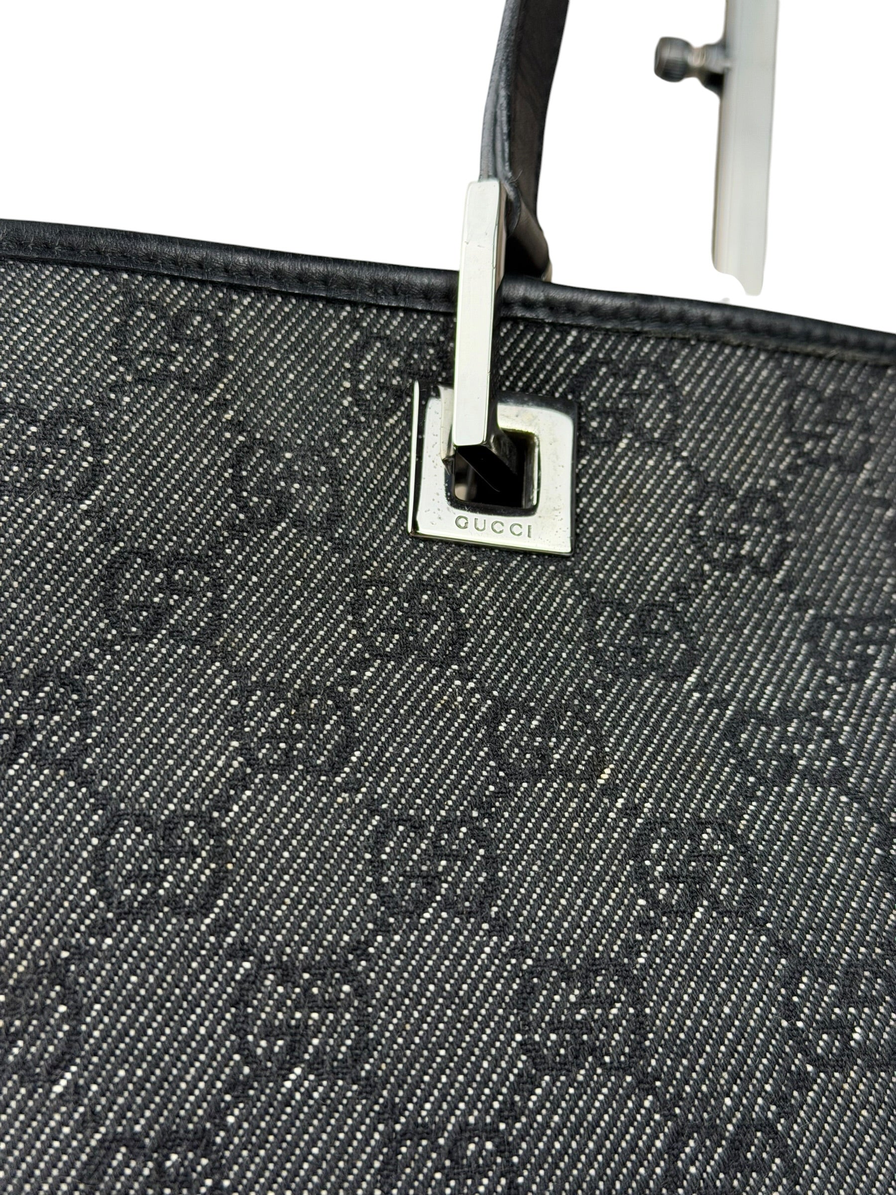 Gucci GG Denim Eclipse Tote