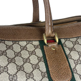 Gucci GG Vintage Coated Canvas Boston Bag