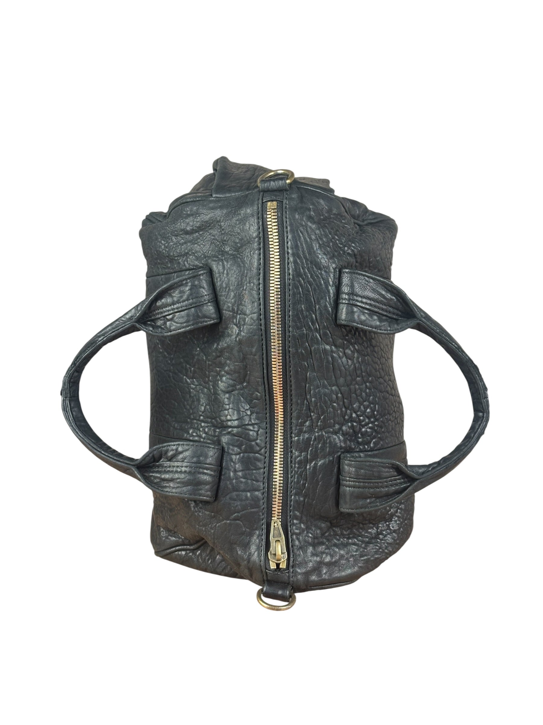 Alexander Wang Black Leather Rocco Duffel Line Shoulder/HandBag