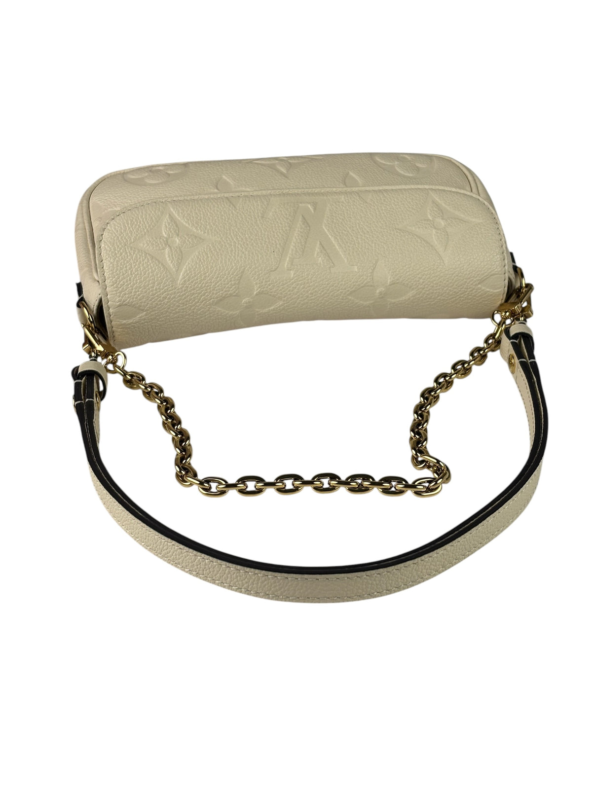 Louis Vuitton Ivory Empreinte Monogram Leather Chain Ivy Pochette