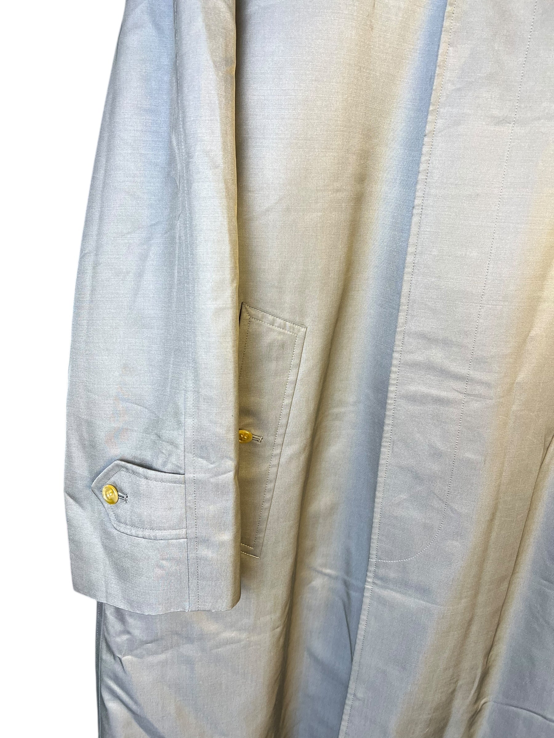 Burberry Vintage Grey Check Lined Coat