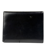 Cartier Black Leather Panther C Tri-Fold Wallet
