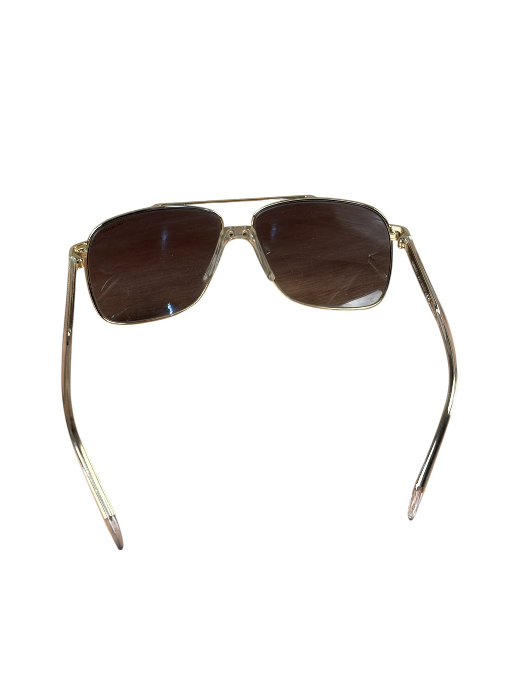 Versace Black-Gold Frame Aviators Reading Sunglasses