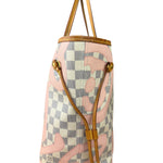 Louis Vuitton Limited Edition Pink Damier Azur Tahitienne Neverfull GM